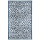 preview thumbnail 20 of 23, SAFAVIEH Brentwood Linza Traditional Oriental Rug 2' x 4' - Navy/Creme - Rectangle
