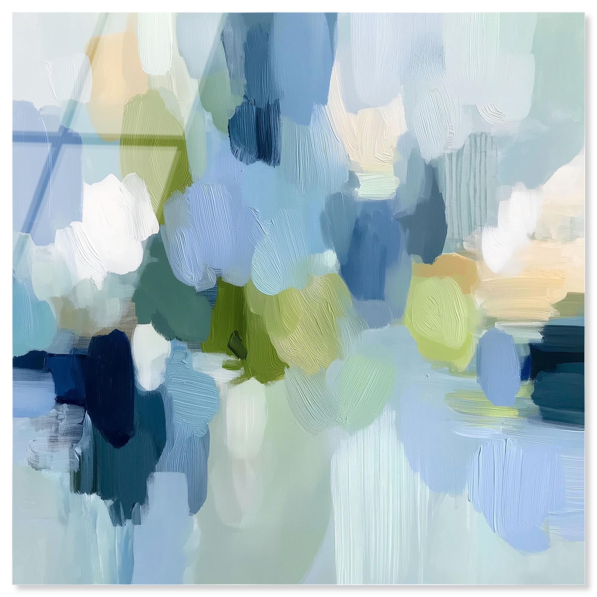 Flow of Calm I Coastal Wall Art Acrylic Print by Art Remedy