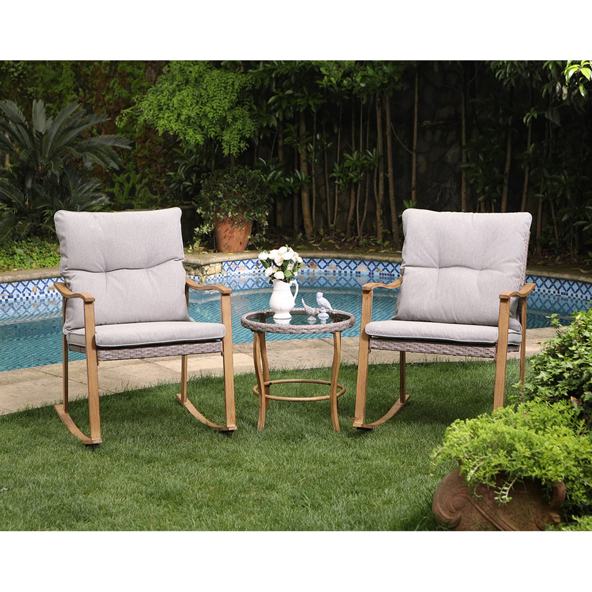 Cosiest 3 piece bistro set deals