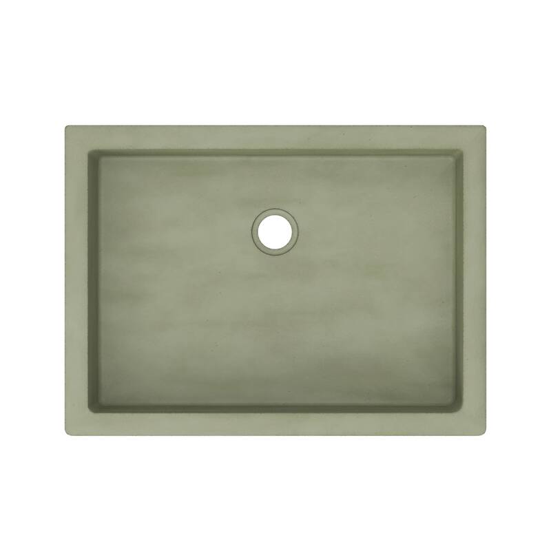 Native Trails NSL2116 NativeStone 21" Rectangular Concrete Undermount