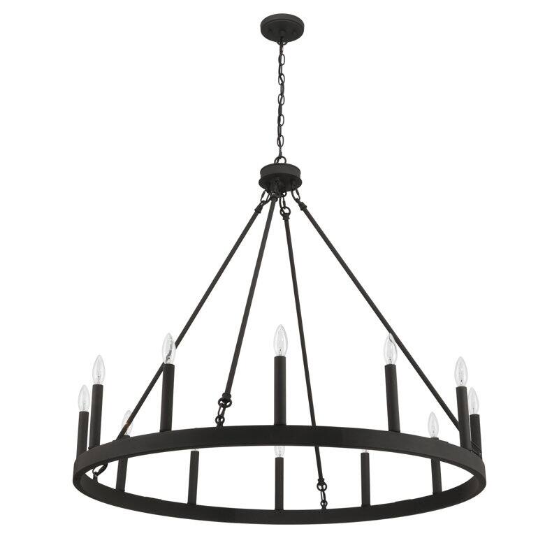 Acroma 12-light Modern Farmhouse Candle-Style Ceiling Lighting for Dining Room
