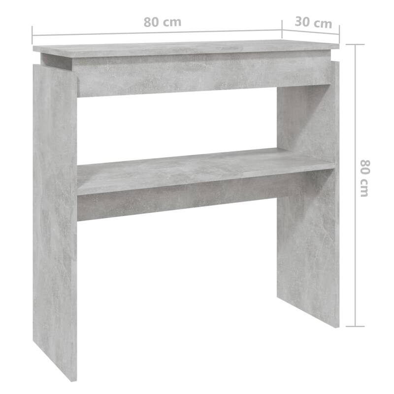 vidaXL Console Table Entryway Table Hallway Narrow Side Table Engineered Wood - 31.5"x11.8"x31.5"