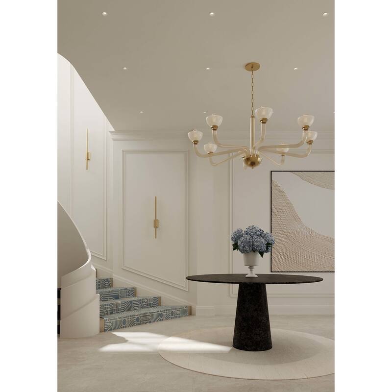 Hudson Valley Lighting 3308 St. lawrence 8 Light 62" Wide Chandelier