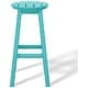 preview thumbnail 46 of 97, Laguna Hdpe All Weather Outdoor Patio 29" Round Bar Stool
