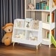 preview thumbnail 1 of 8, Kids Bookshelf and Toy Organizer White