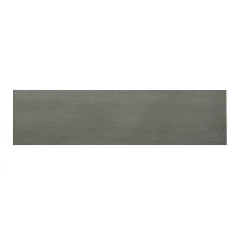 Modern Minimalist Console Table, Wooden Entryway Side Table with Metal Accents, Sofa Table with Built-in Storage Shelf