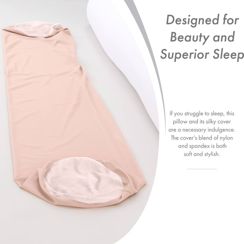 Cover Only - Body Pillowcase - Spandex/Nylon Blend for Silky Touch