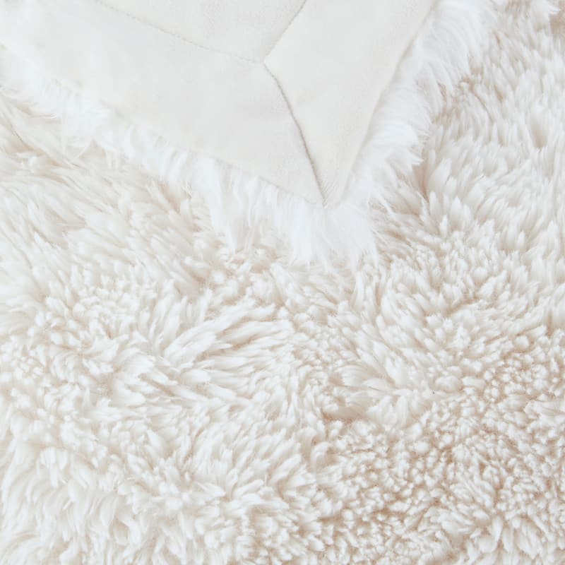 Madison Park Amaya Faux Fur Throw 50x60"