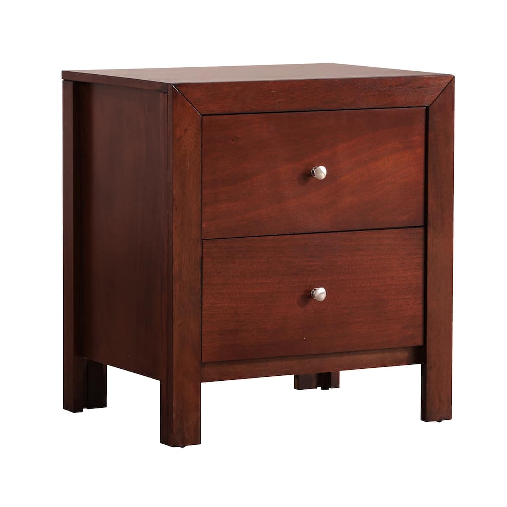 Elegance and Durability Particle Board Nightstand 2 Draw/Cherry