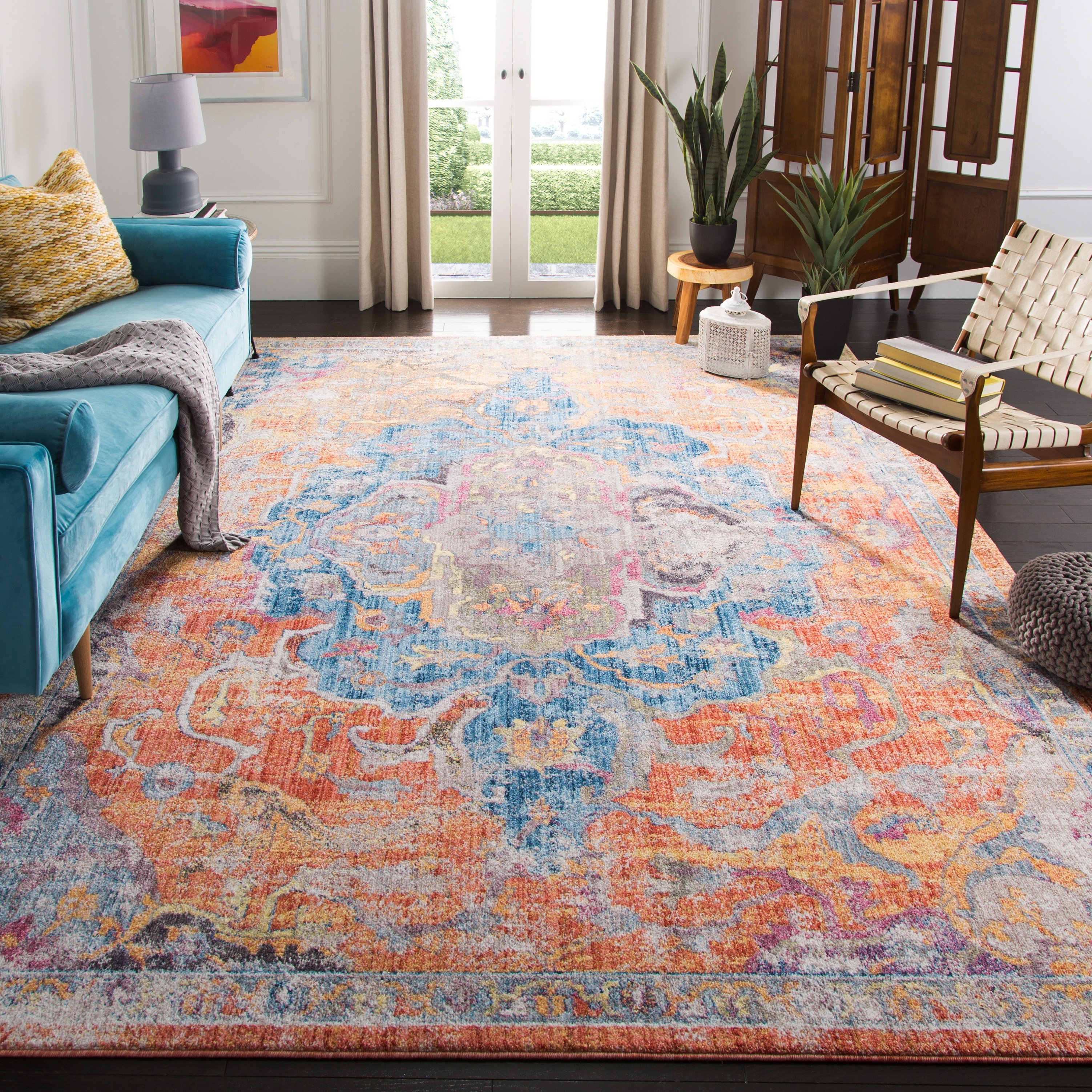 SAFAVIEH Bristol Dilek Vintage Boho Oriental Polyester Rug