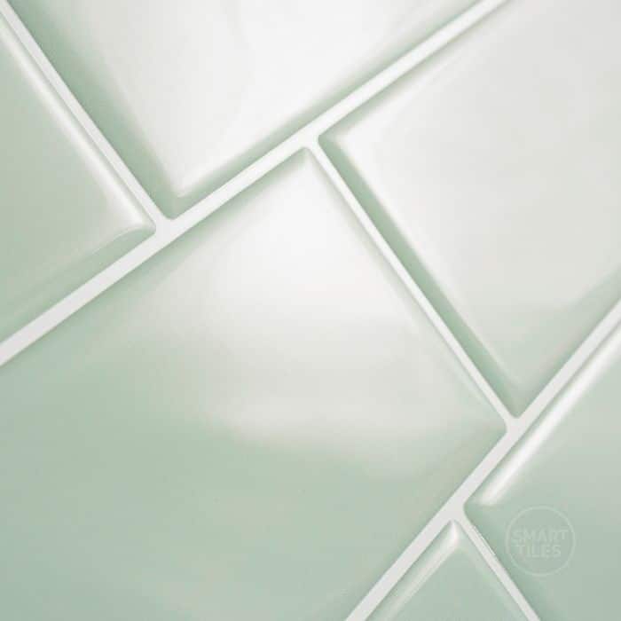 Smart Tiles Self Adhesive Wall Tiles - Metro Lucas - 4 Sheets of 11.56'' x 8.38'' Kitchen and Bathroom Stick on Tiles