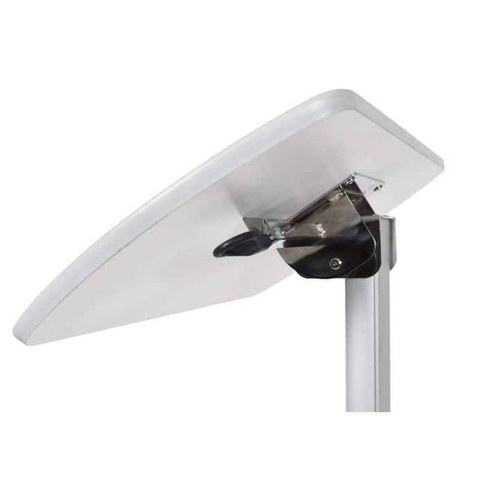 Luxor White Steel Pneumatic Height Adjustable Lectern