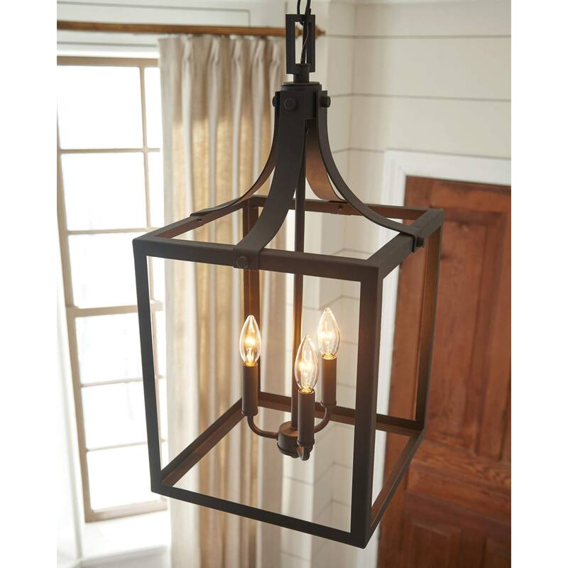 Bellevue Ipava 3 Light 10" Wide Mini Square Chandelier