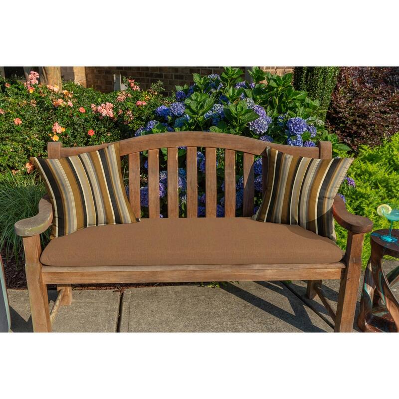 Sunbrella 20 inch Square Stripe Outdoor Throw Pillow