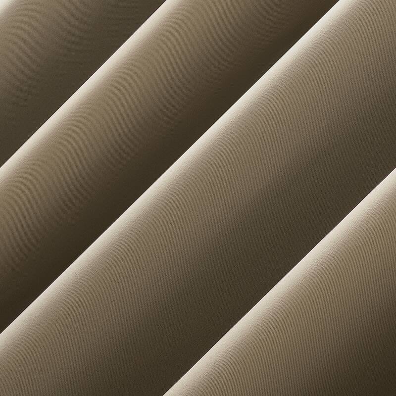 Sun Zero Saxon Energy Saving Blackout Grommet Curtain Panel, Single Panel