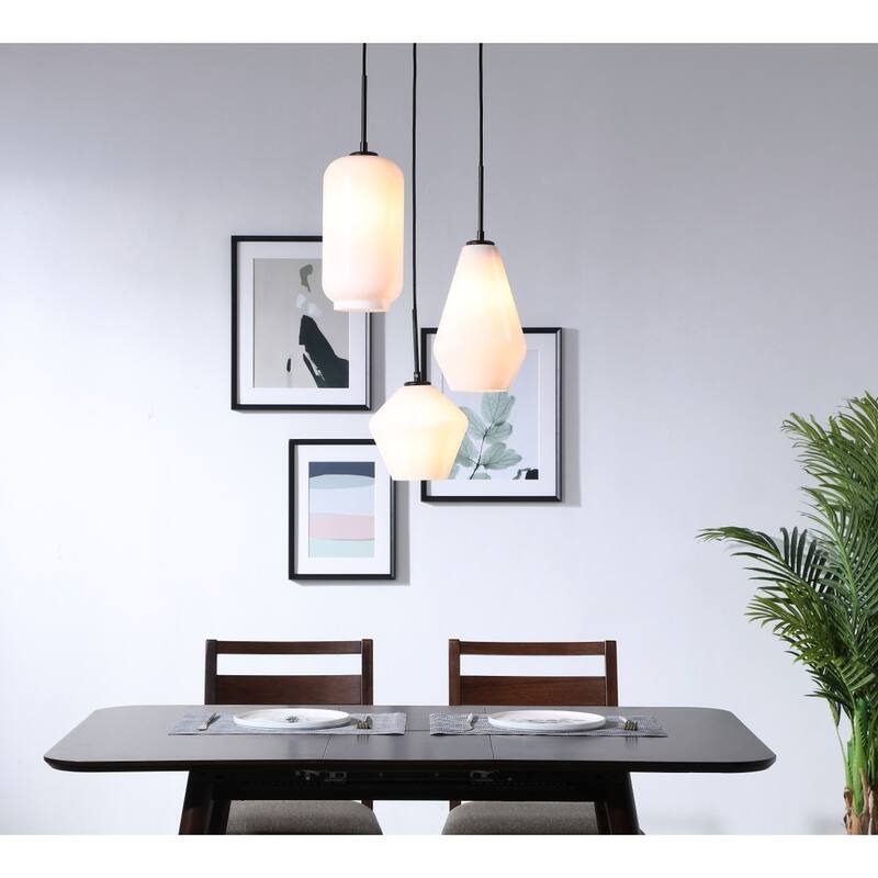 Gerald Glass 3-light Pendant