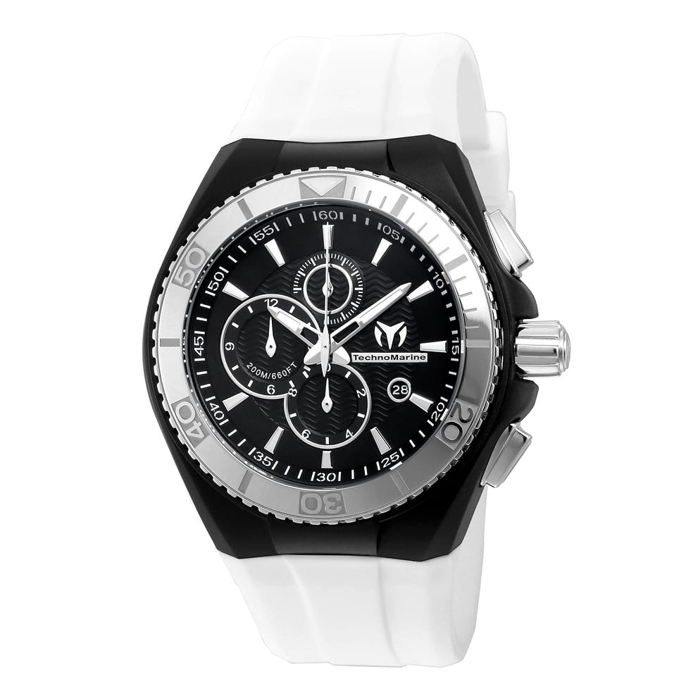 Technomarine Men's TM-115042 Cruise Quartz Chronograph Black Dial Watch