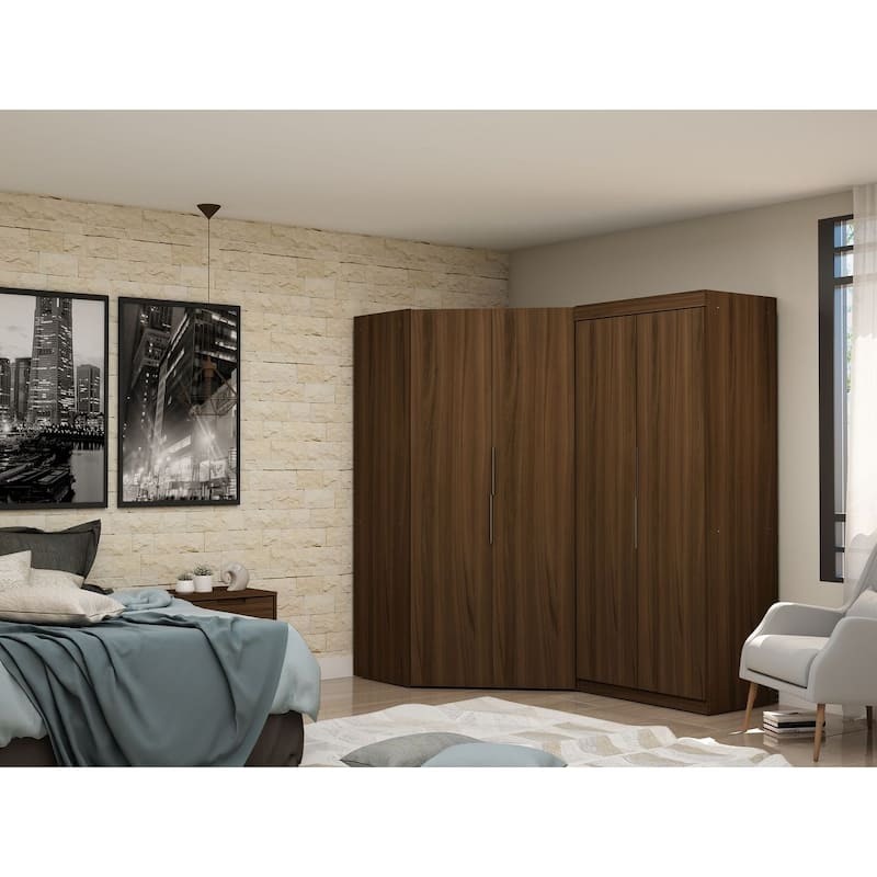 Manhattan Comfort Mulberry 7-Piece Wardrobe Closet