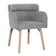 preview thumbnail 17 of 23, Modern Upholstered Solid Wood Dining Chair With Arms (Set of 2)