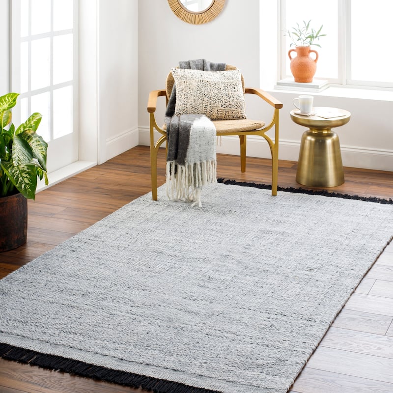 Beltran Country Area Rug - 9' x 12' - Gray