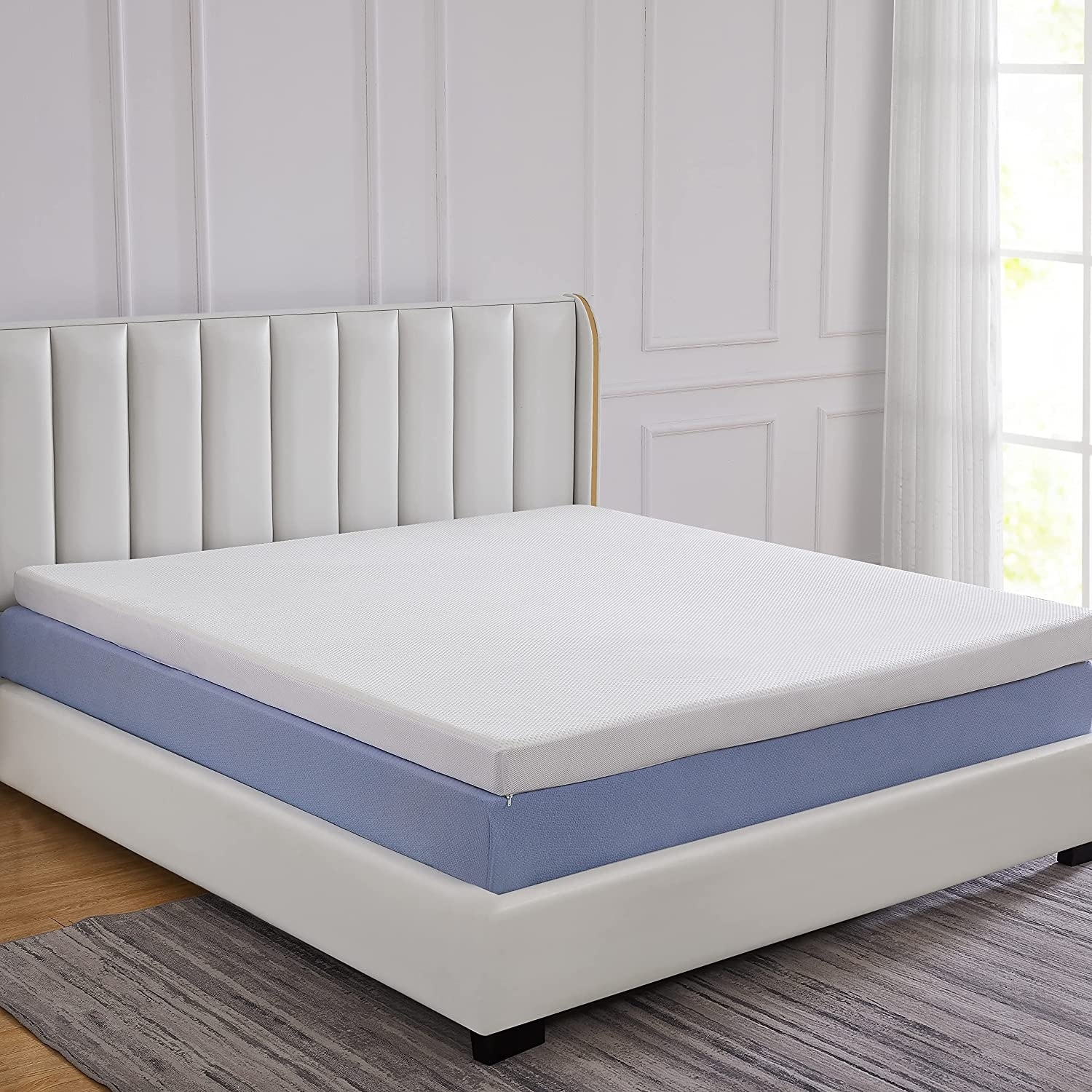 Bed bath & beyond my pillow mattress topper cheap