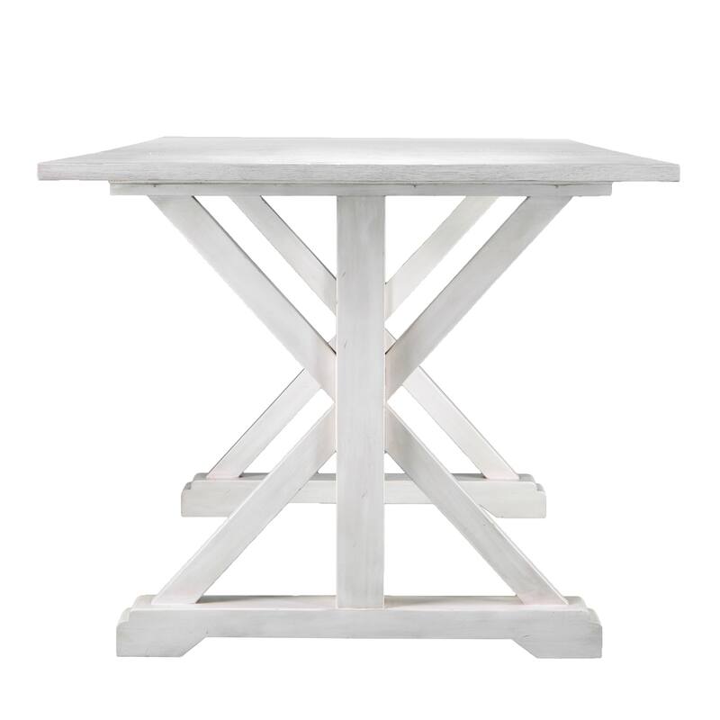 SEI Furniture Oriaga Farmhouse Trestle Dining Table