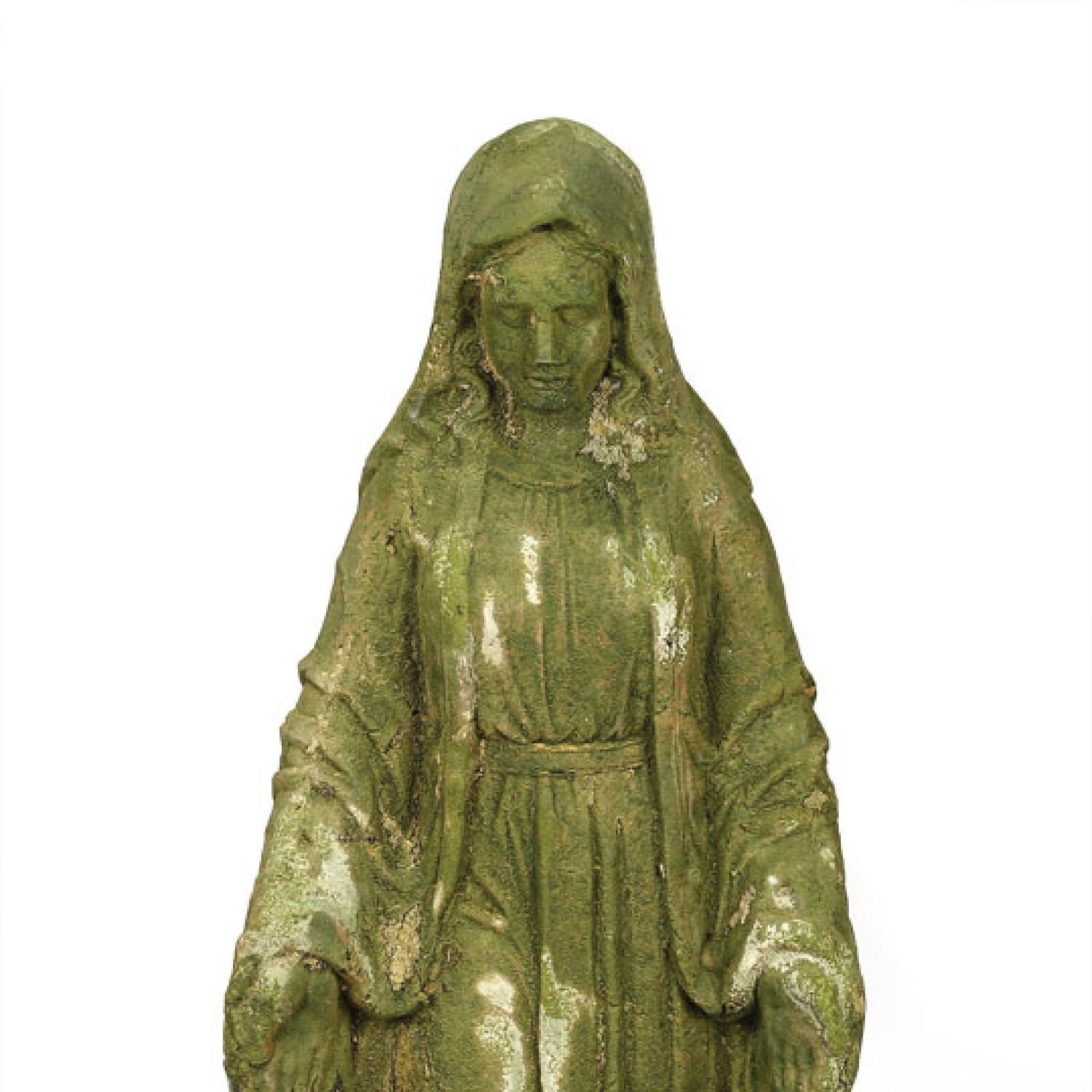 Shop 37 5 Madonna Mossy Green Distressed Finish Ceramic