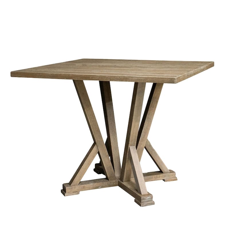 4 Seaters Modern Wood Dining Table with Base
