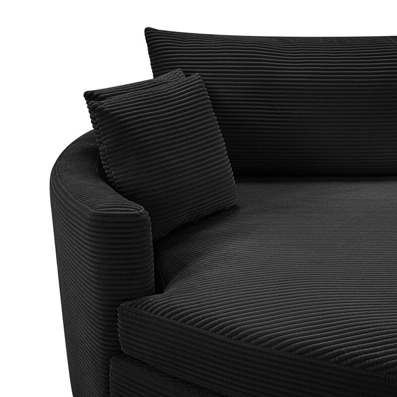 Oversized Double Chaise Lounge Sofa, Sofa Bed Recliner Loveseat Sofa Couch with Deep Seat and USB Ports