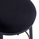preview thumbnail 22 of 22, Modern 24.75" Set of 2 Bar Stools with Foam Padded Seat, Metal Legs for Dining Room Living Room and Bedroom