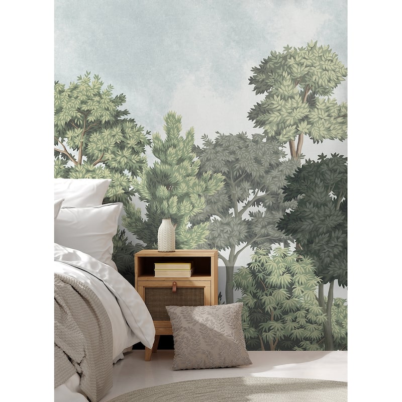 Delamere Green Wall Mural