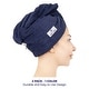 preview thumbnail 31 of 86, American Soft Linen 100% Cotton Hair Drying Towels for Women, Cotton Hair Turban Turkish Towel Wrap, Head Towel Cap for Hairs