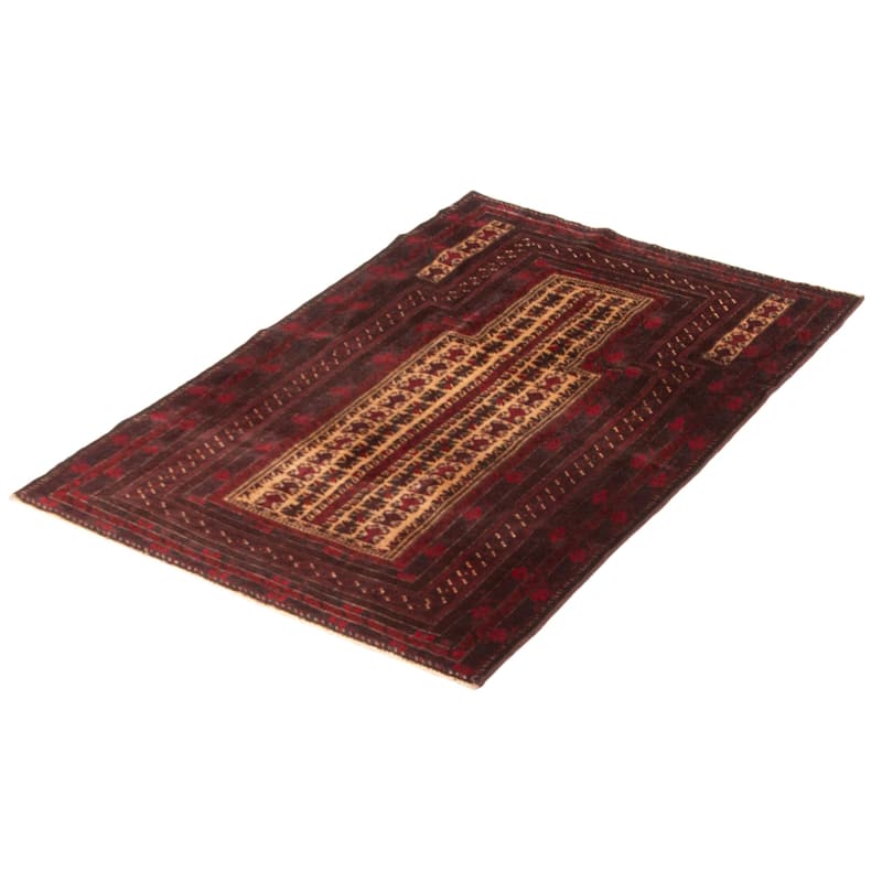 Teimani Beige Rug 3'2" x 4'10" - 3'2 x 4'10