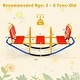 preview thumbnail 17 of 19, Outdoor Kids Toy Gift Teeter Totter for Children Boys Girl - 53.5" x 15" x 23" (L x W x H)