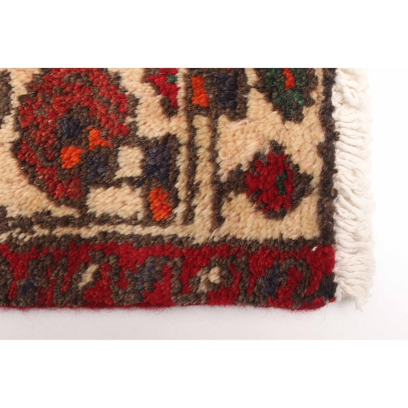 ECARPETGALLERY Hand-knotted Andelz Red Wool Rug - 4'0 x 7'1