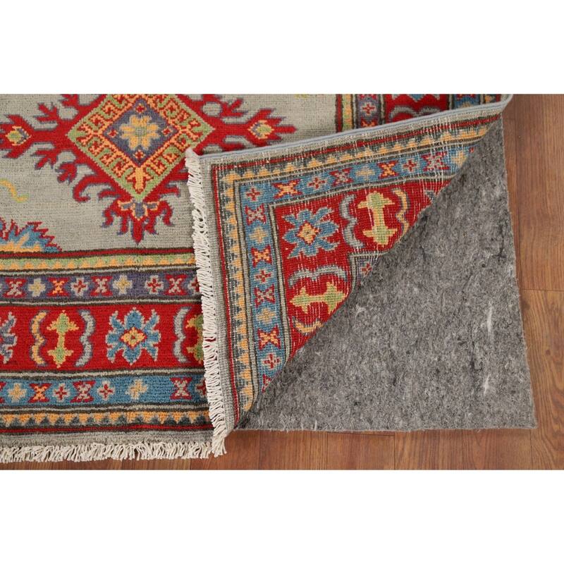 Kazak Accent Rug Handmade Wool Carpet - 3'3" x 4'11"
