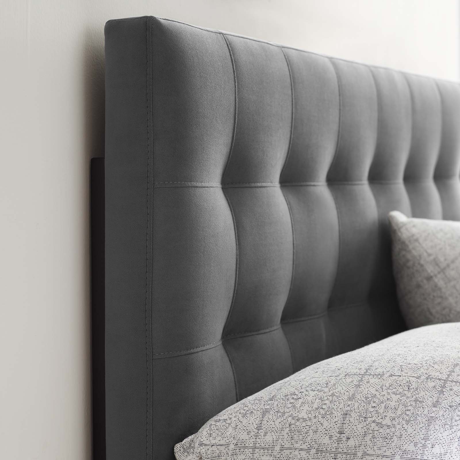 Emily Twin Tufted Performance Velvet Headboard - On Sale