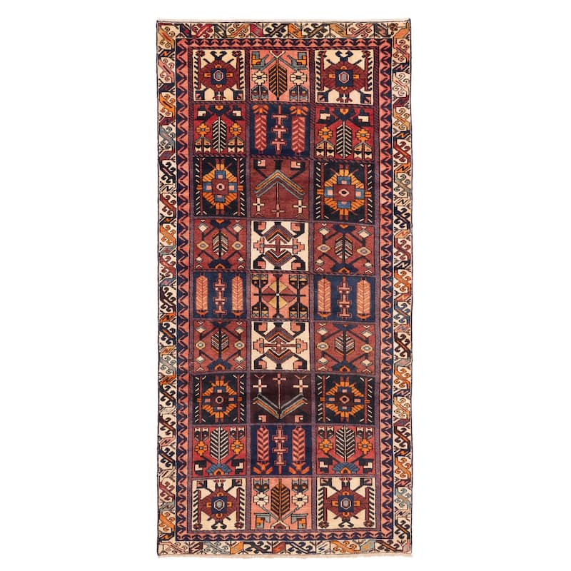 ECARPETGALLERY Hand-knotted Kayseri Vintage Red Wool Rug - 4'7 x 9'9