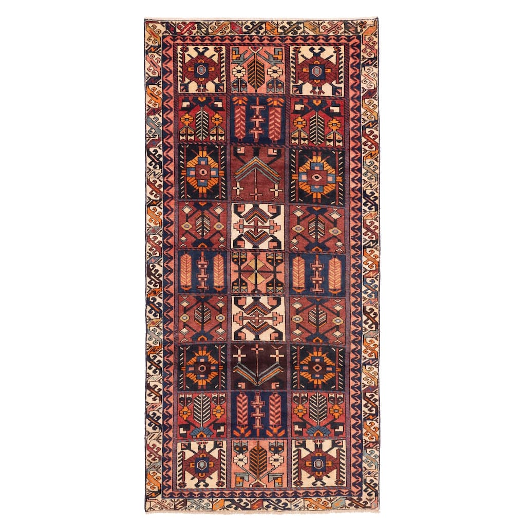 ECARPETGALLERY Hand-knotted Kayseri Vintage Red Wool Rug - 4'7 x 9'9