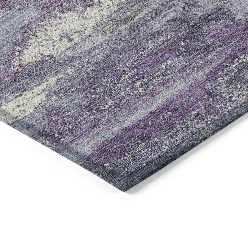 HomeRoots Abstract Transitional Rectangle Outdoor Rug