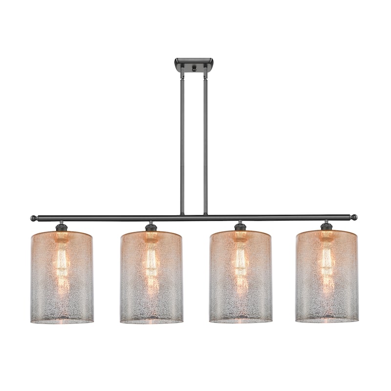 Innovations Lighting Cobbleskill - 4 Light 48" Island Light - Mercury/Oil Rubbed Bronze