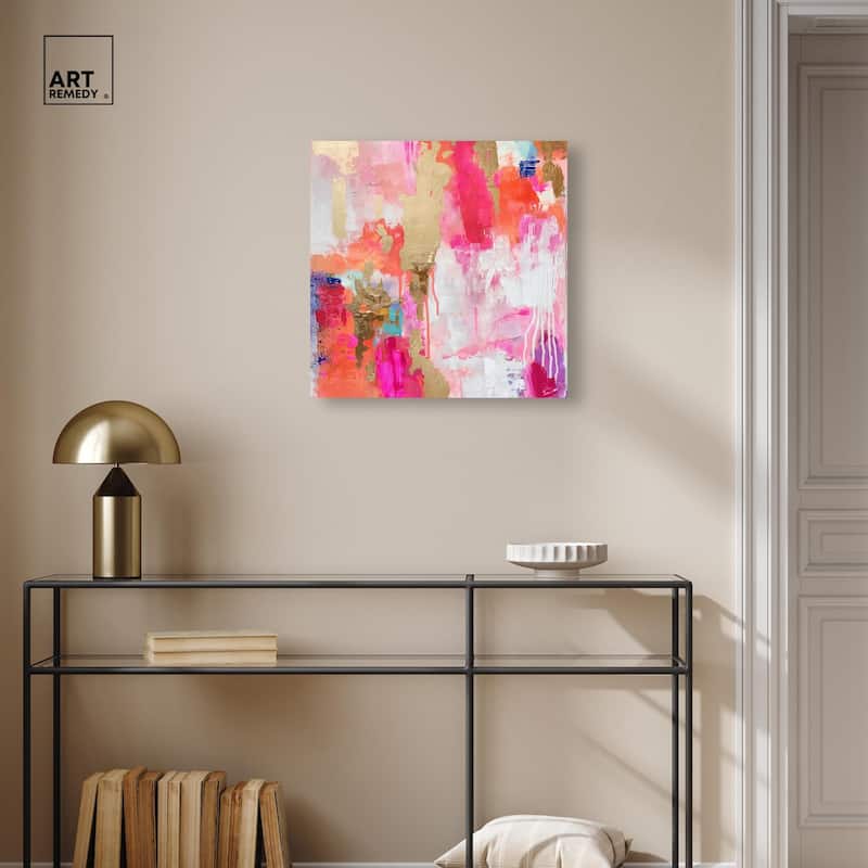 Exuberant Hues III Canvas by Art Remedy, Gallery Wrapped