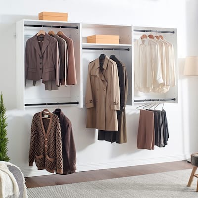 Devi Wall Mounted Wood Closet System