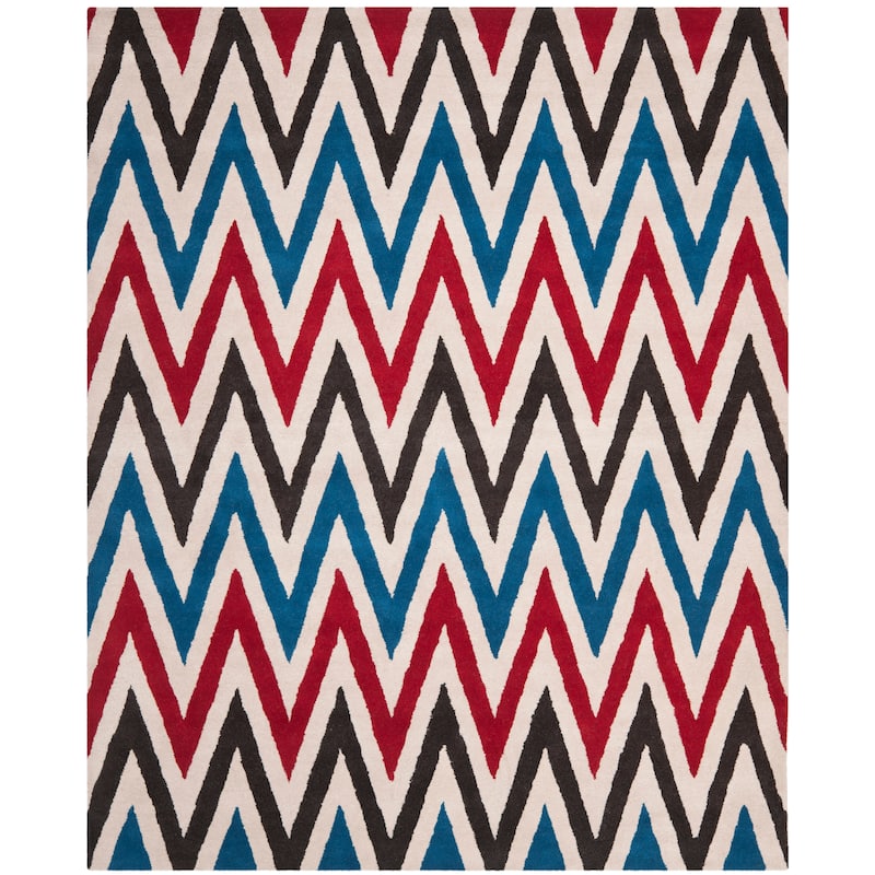 SAFAVIEH Handmade Chatham Klasina Modern Moroccan Wool Rug