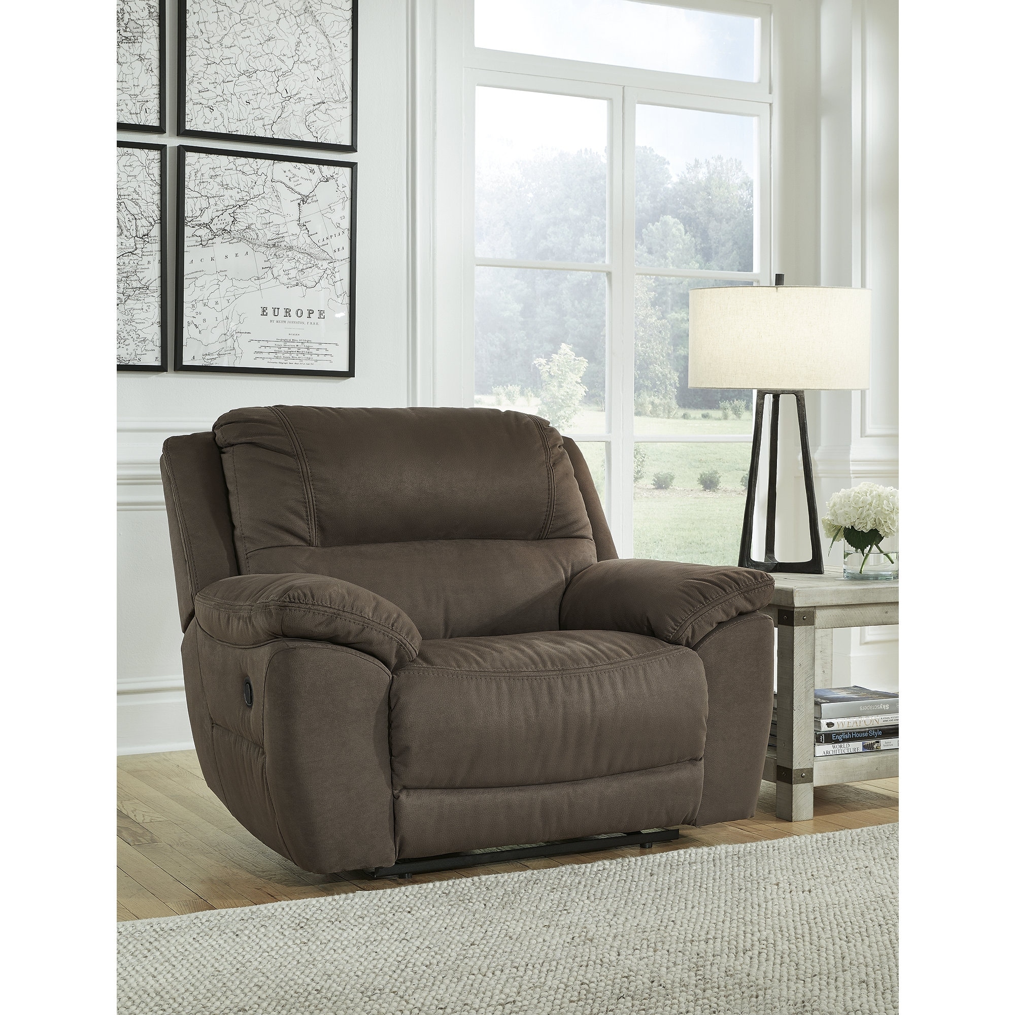 Zero wall deals wide seat recliner