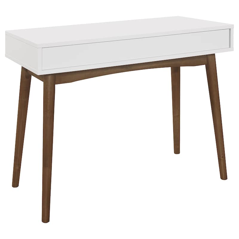Bradenton 39-inch 1-Drawer Wood Writing Desk White