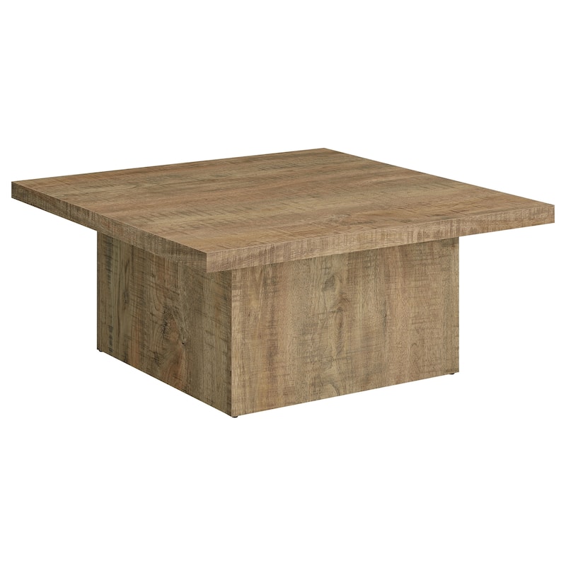 Devar Square Engineered Wood Coffee Table Mango Brown - Wood - Mango