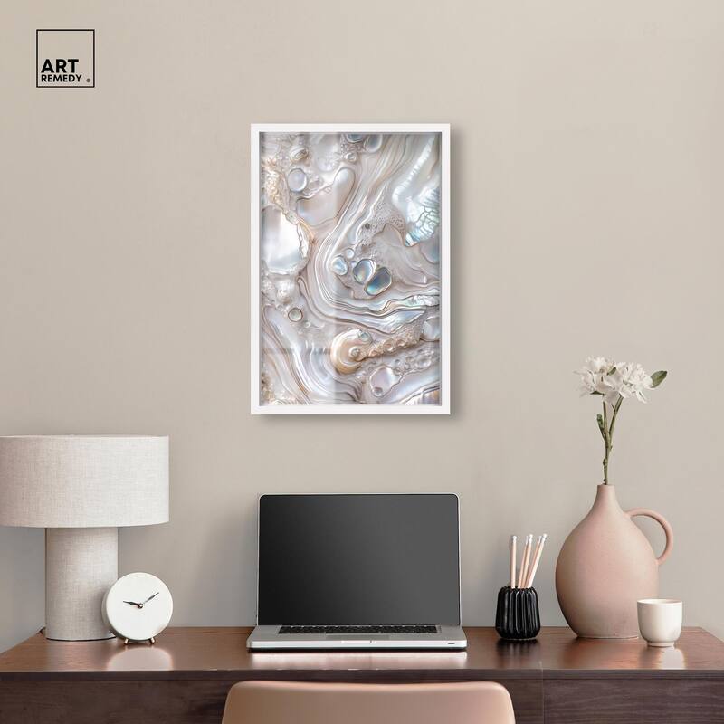 Fluid Preciousness II Shadowbox by Art Remedy