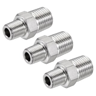 Hex Reducer Pipe Fitting, Connector Adapters - Silver - Bed Bath ...