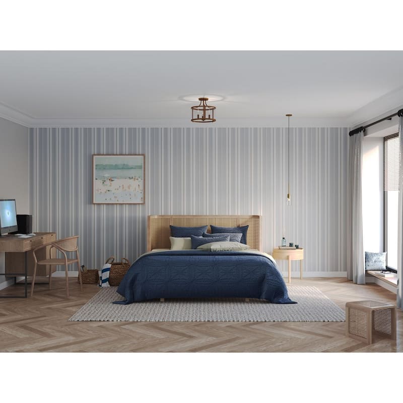 Gilliam Collection 13 in. Three-Light Vintage Brass New Traditional Semi-Flush Mount - 13 in x 13 in x 12.12 in